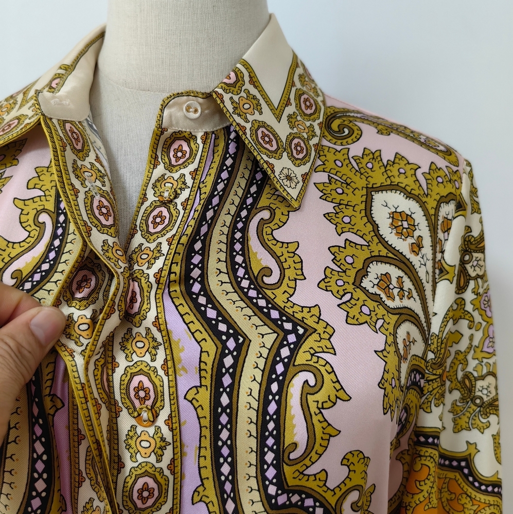 Alemais Clemenza Silk Shirtdress - Mult - Picture 12 of 16